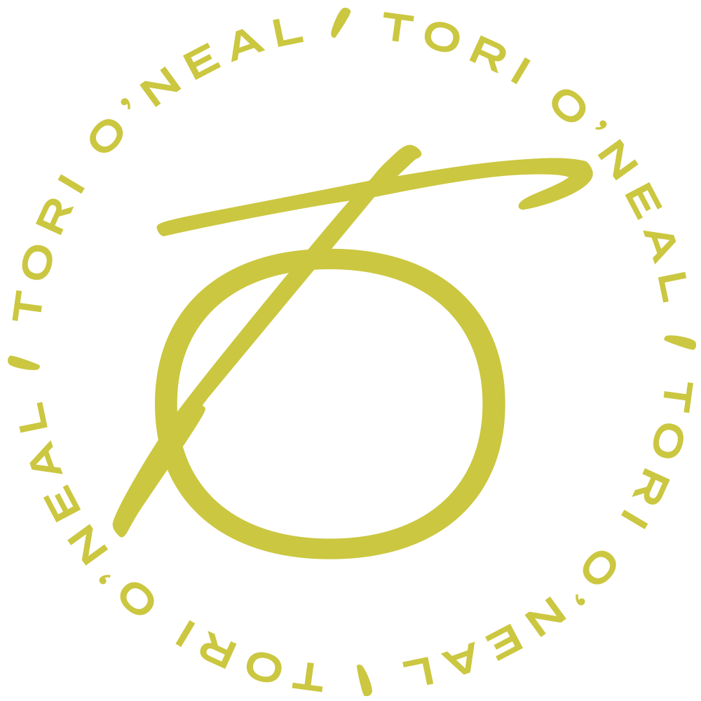 Tori O'Neal round badge logo